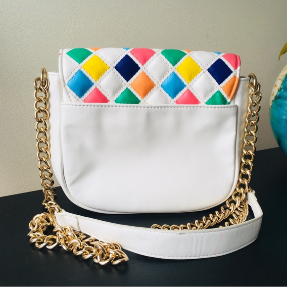 Small hand-painted crossbody bag - Picture 3 of 4